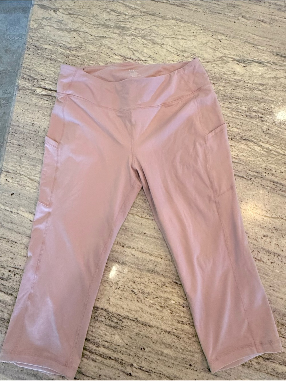 torrid Dusty Rose Cropped Leggings with Side Pockets